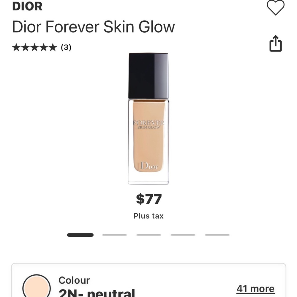 Dior Forever Skin Glow Foundation - 2N Neutral